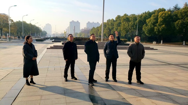 唐现文副校长调研凤凰路校区拟修与在建项目